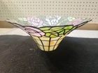Vintage Tiffany Style Floral Rose Lamp Shade 12.5"  inch Rare Beautiful Piece!