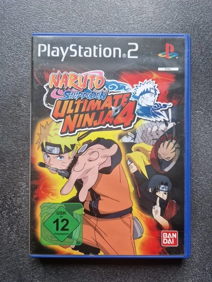 Naruto Shippuden: Ultimate Ninja 4 (Sony PlayStation 2)