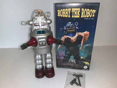 OTTI Tin Age Robby The Robot Forbidden Planet Mint In Box Brand New Japan Works!