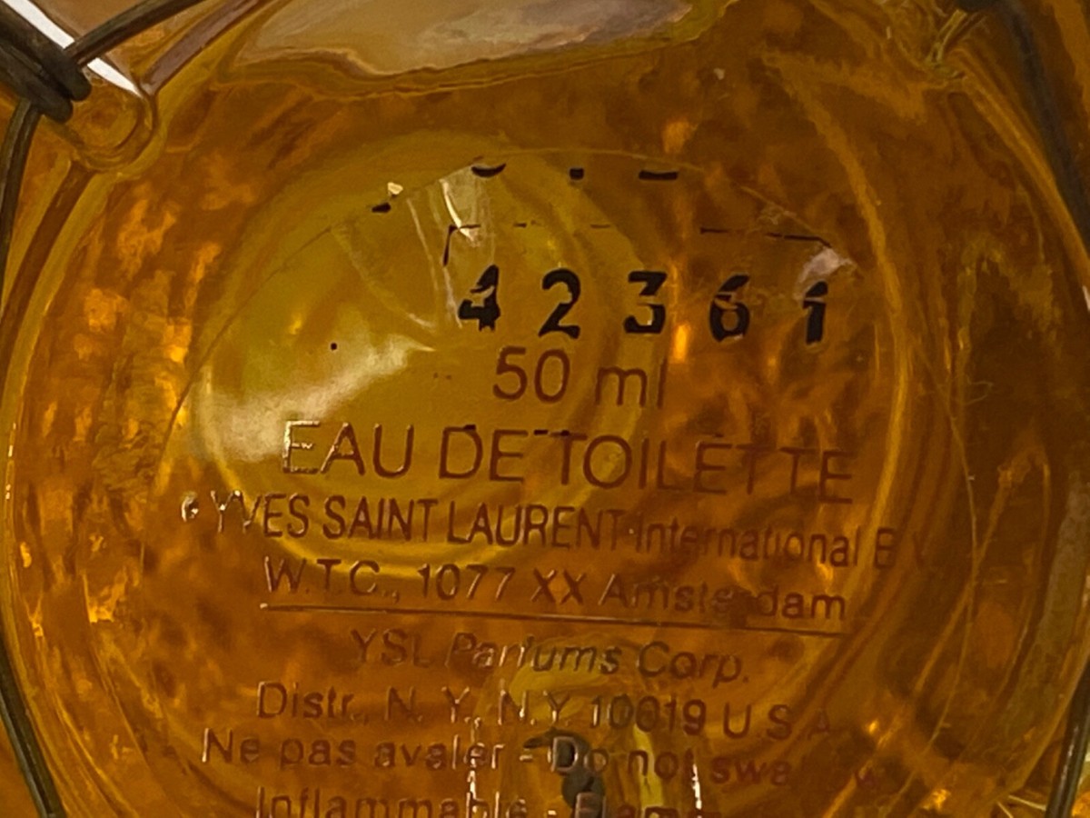 Yves Saint Laurent Champagne Perfume Eau De Toilette 1.6 Oz. 50ml