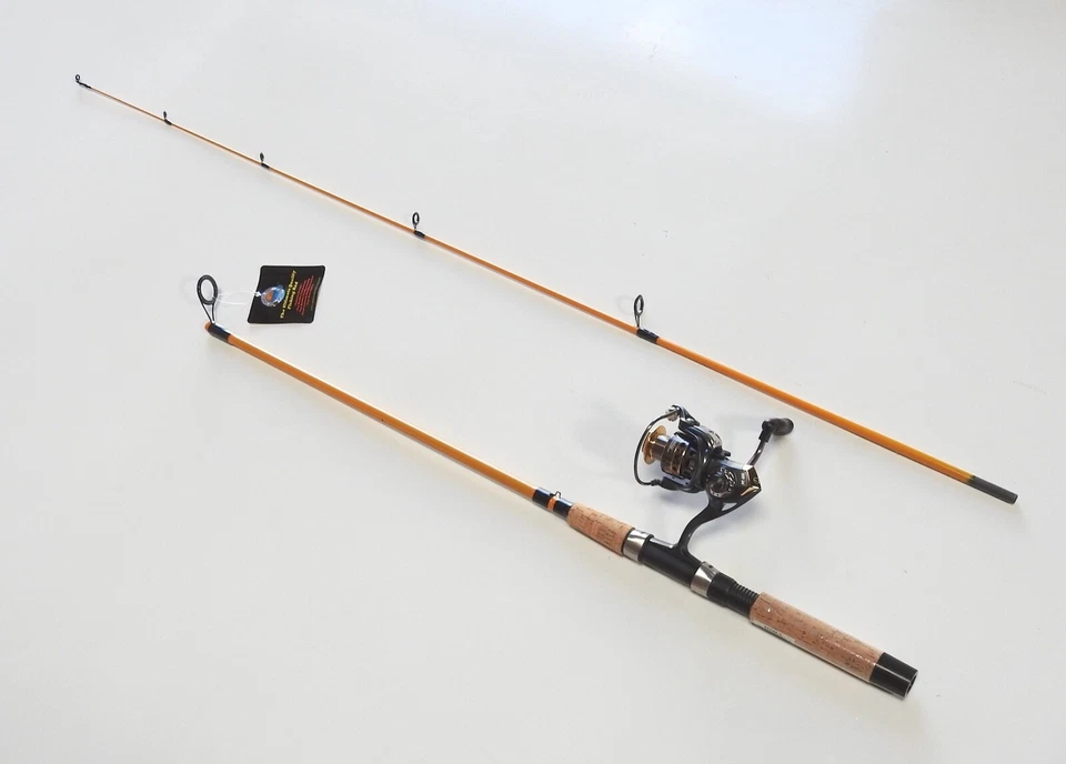 UltraLight Travel/Back Pack Spinning Rod Combo 6' 2PC/ 6 BB Reel - Image 2 of 4