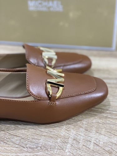 Michael Kors mocassino donna izzy loafer pelle cuoio casual 36 - Imagen 4 de 6
