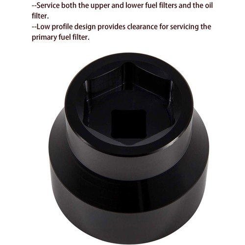 Fuel Oil Filter Cap Socket Removal Wrench 24/35/36mm For 2003-2010 Ford 6.0/6.4L - Picture 13 of 20