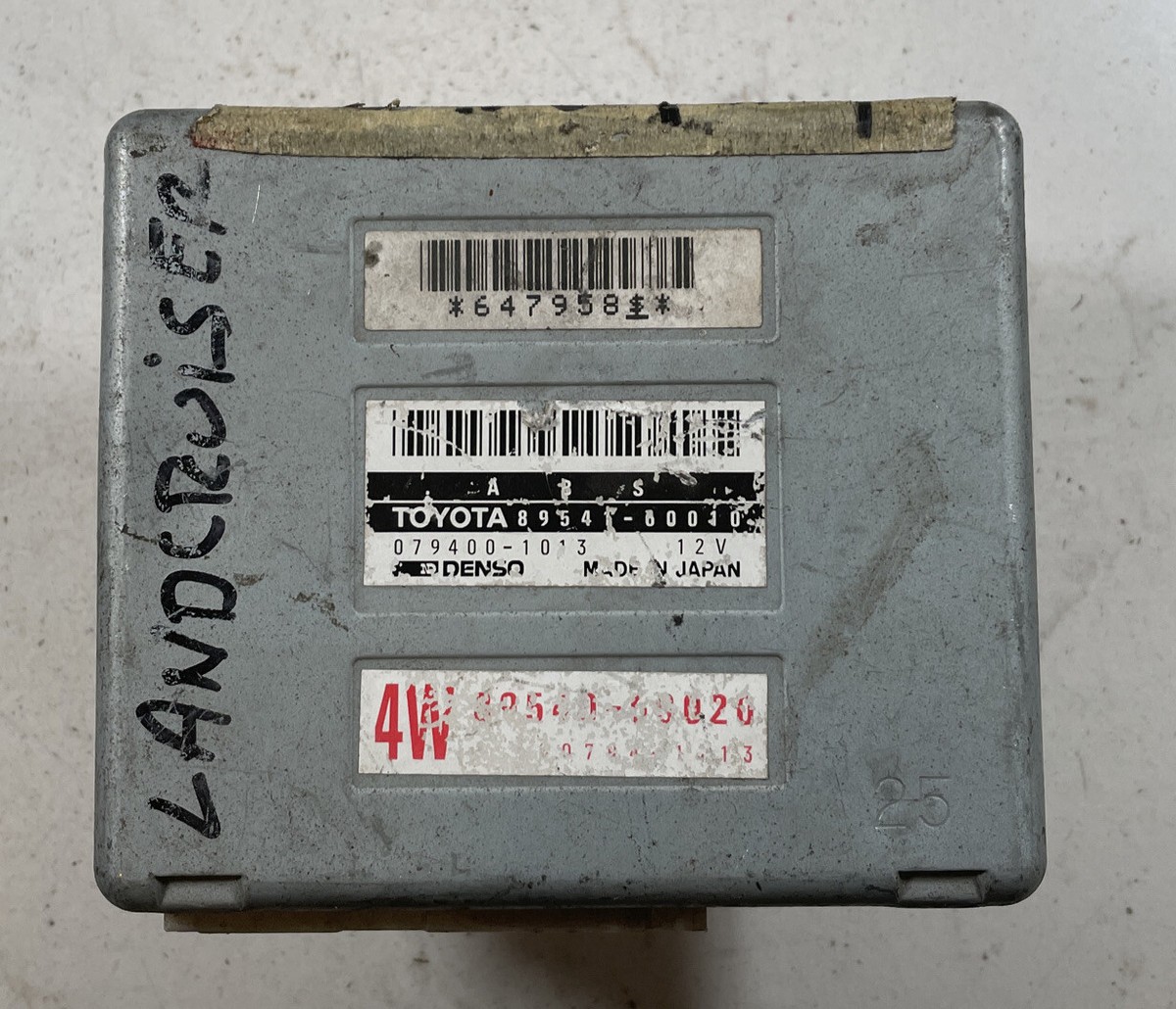 SPCE出品 1993-1995 LAND CRUISER ABS CONTROL MODULE 89541-60010 | eBay