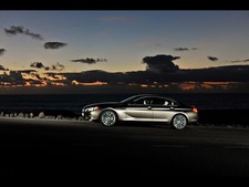 Cars coupe bmw 6 Desk Mat Stitched