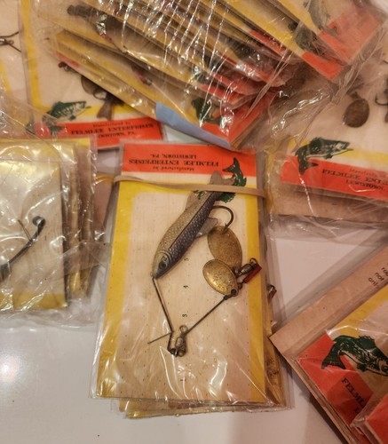 Vintage NOS MEPPS 2 AGLIA U.S.A. ORIGINAL FRENCH SPINNER Silver Blade LOT A - Picture 9 of 13