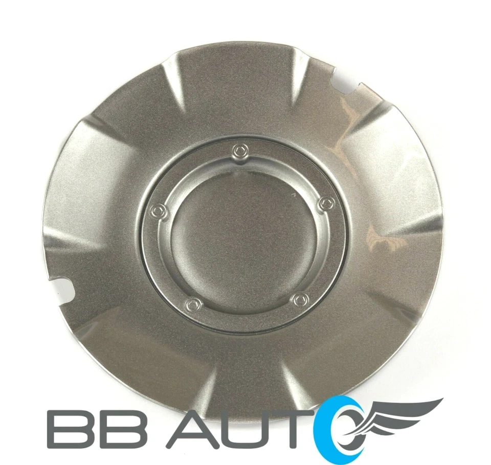 Chevrolet Silverado SS 2004-2007 juego de 4 tapas centrales de rueda plateadas nuevas Foto 2 de 4