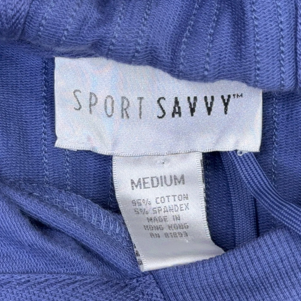 Top deportivo inteligente para mujer M azul sudadera con capucha suéter con capucha nuevo con etiquetas Foto 3 de 4