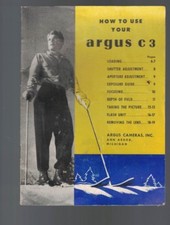 How to Use Your Argus 3 Camera Booklet Ann Arbor Michigan 1951