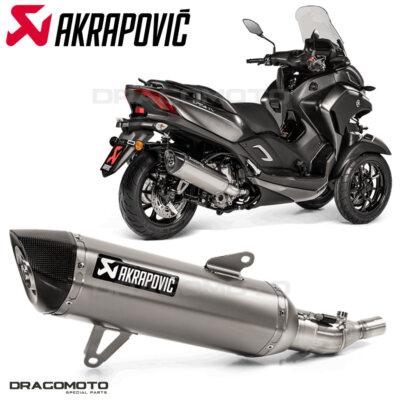 2020 Yamaha TRICITY 300 Exhaust AKRAPOVIC S-Y3SO2-HRSS