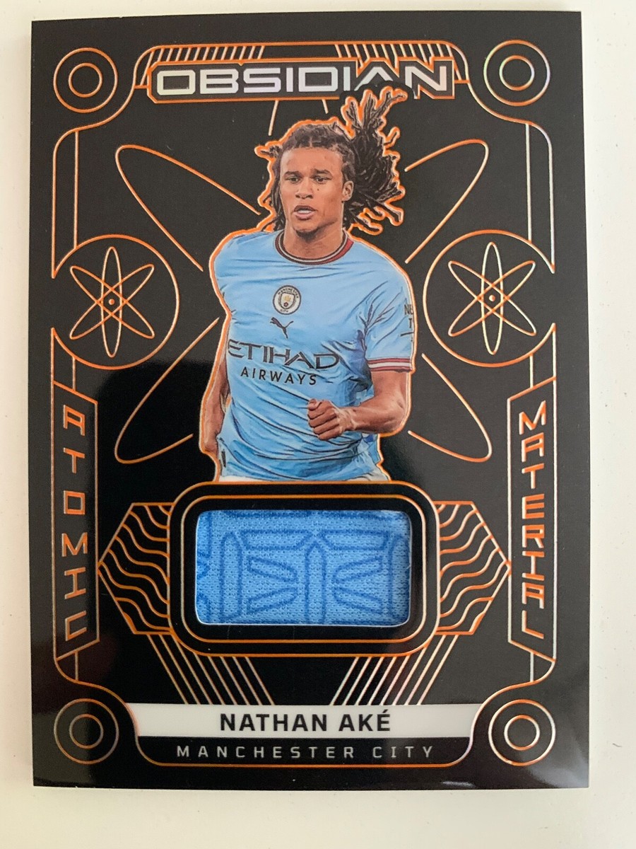 ナタン・アケ 2022-23 Panini Obsidian Atomic patch orange NATHAN AKÉ #d 22/75