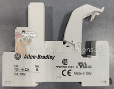 New Allen-Bradley 700-HN221 relay socket for 700-HK 1-pole relays - Free Ship