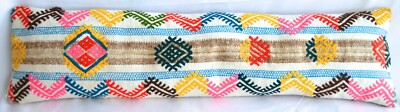 Wedding Pillow Decorative Cushion Kilim Rug wool Lumbar Pillow Cover 13'' x 48''