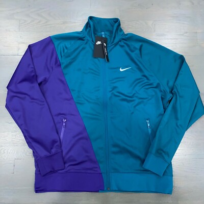 teal track jacket