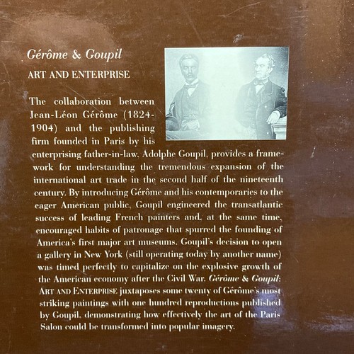 Gerome & Goupil Art and Enterprise Paperback Book 2000 - Imagen 3 de 14