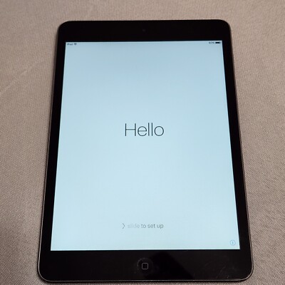 Apple iPad Mini 1st Generation Model A1432 Silver 7.9'' Wifi LOCKED