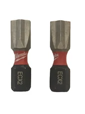 ECX 2 Bit Milwaukee Brand 2 Pack