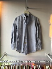 Men s Polo Ralph Lauren Purple Button Up Dress Shirt 15 1/2 - 33