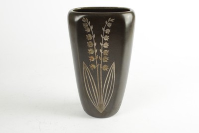 Facett by Sven Jonsson, silver on ceramic for Gustavsberg Facett by Sven Jonsson, silver on ceramic for Gustavsberg