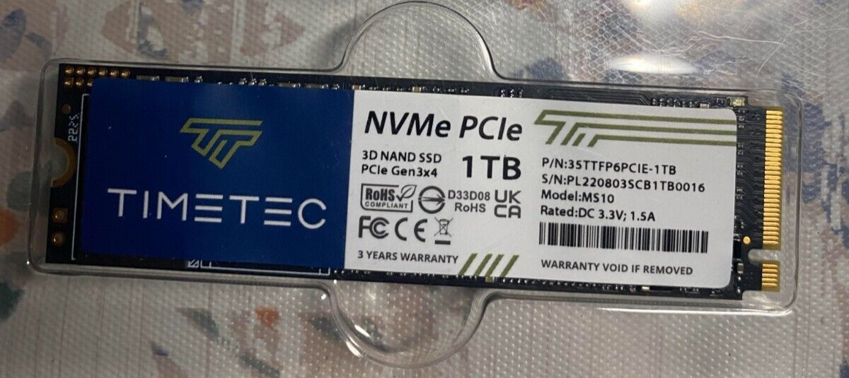 Timetec 1TB SSD NVMe PCIe M 2 Series Ssd Model Ms10 EBay Timetec 1TB SSD NVMe PCIe M 2 Series Ssd Model Ms10 EBay