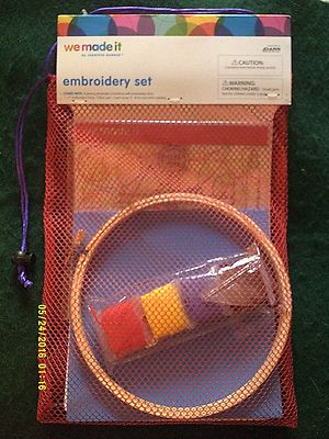 We Made It Jennifer Garner ''Embroidery Set'' Craft Kit For Kids 8+