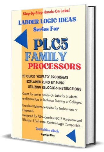 Ladder Logic Ideas PLC-5 PROCESADORES FAMILIARES - Libro electrónico 20 laboratorios prácticos paso a paso - Imagen 1 de 6
