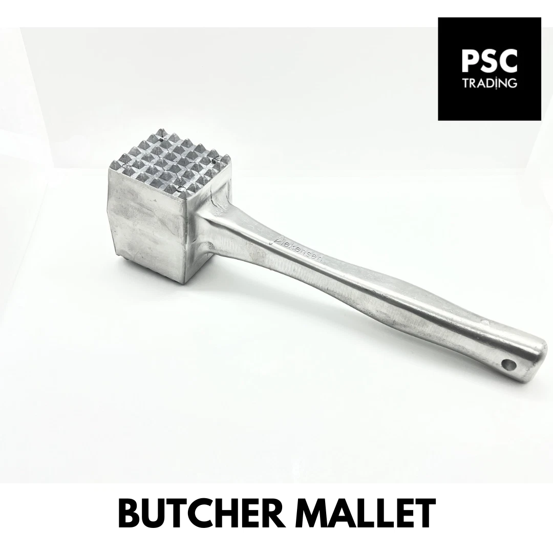 Butchers Meat Mallet Tenderiser Mallet - 1Kg - Cast Aluminium