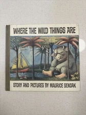 1963 WHERE THE WILD THINGS ARE BY MAURICE SENDAK 25th Anniversary Edition HBDJ