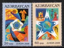 s51849 AZERBAIJAN MNH** 2006 EUROPE CEPT 2v