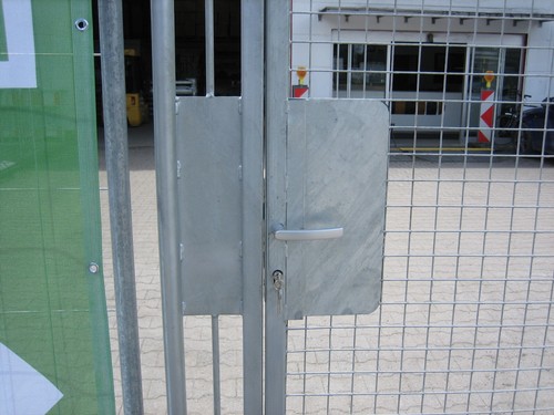Bauzaun Fluchttür schwere Ausführung - Bild 2 von 2