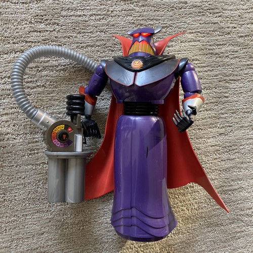ZURG TOY STORY Rare DISNEY Pixar vintage Purple Robot TALKING FLASHING light - Picture 2 of 11