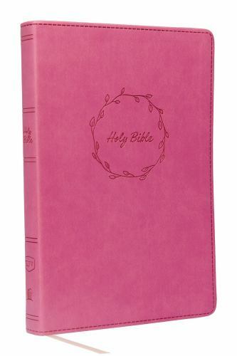 KJV, Value Thinline Bibel, Großdruck, Lederweich, rosa, roter Buchstabe... - Bild 1 von 1