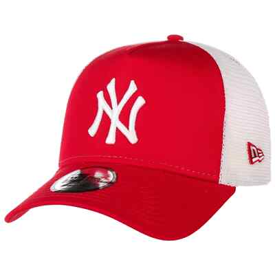 NEW ERA Clean Twotone Yankees Trucker Cap Truckercap Meshcap Baseballcap Curved
