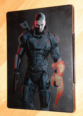 Mass Effect 3 PS3 Xbox 360 Rare Steelbook Steel book Size : G1 NO GAME