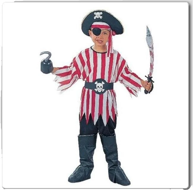 Vestido de poliéster pirata Disfraces Para Niños