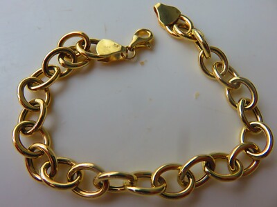Gold Gent's Bracelet 9 Carat Yellow With Links