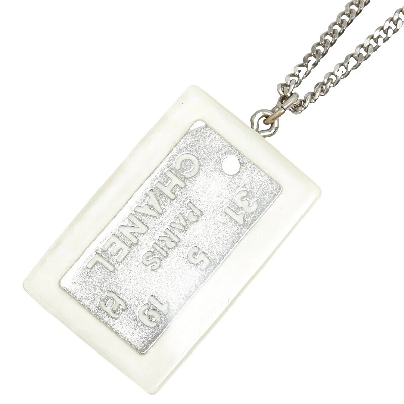 CHANEL Plastic Silver Plated Fashion Jewelry