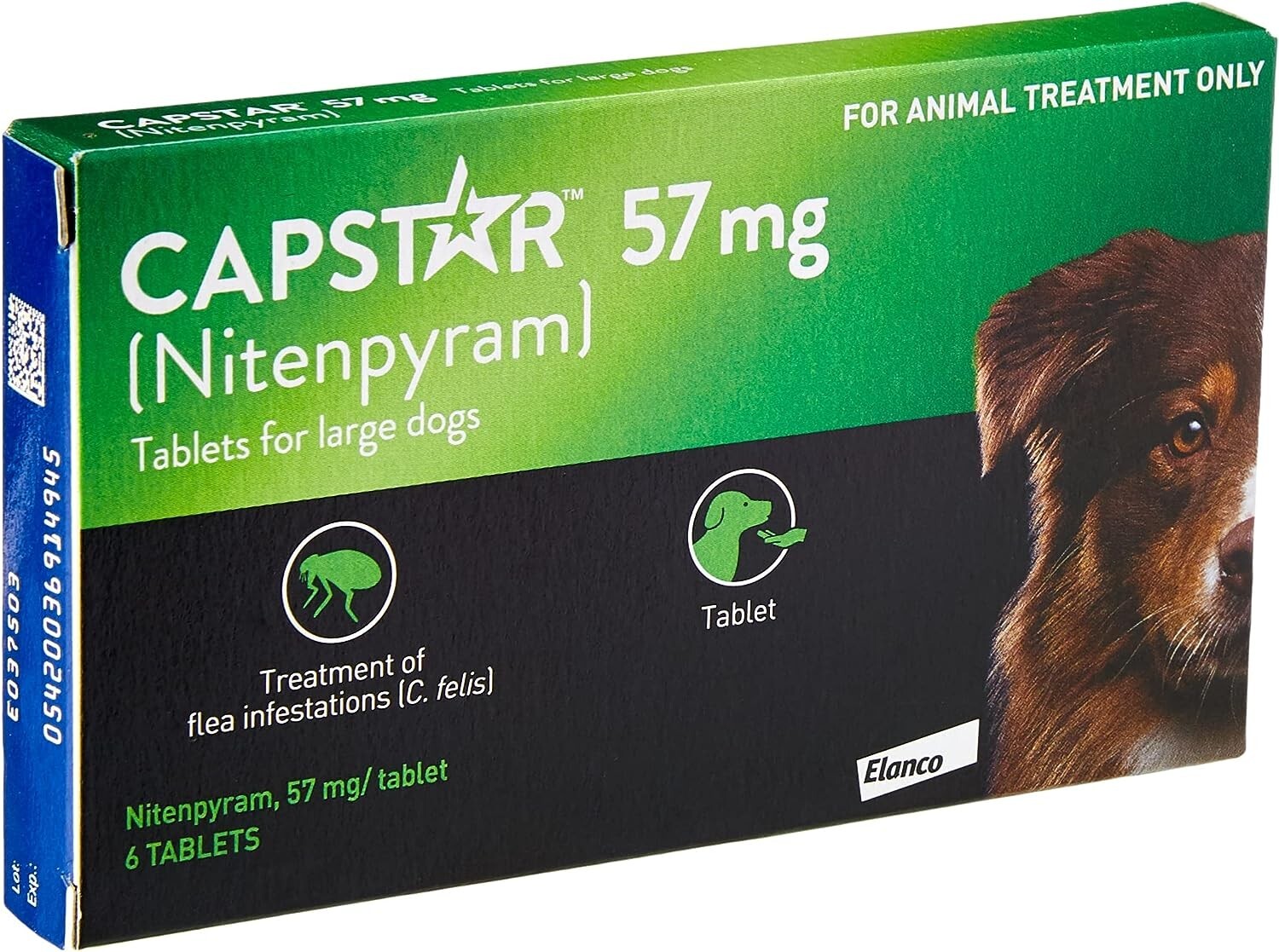 Capstar Flea Treatment Tablet for Medium and Large Dogs 6 Pack green eBay