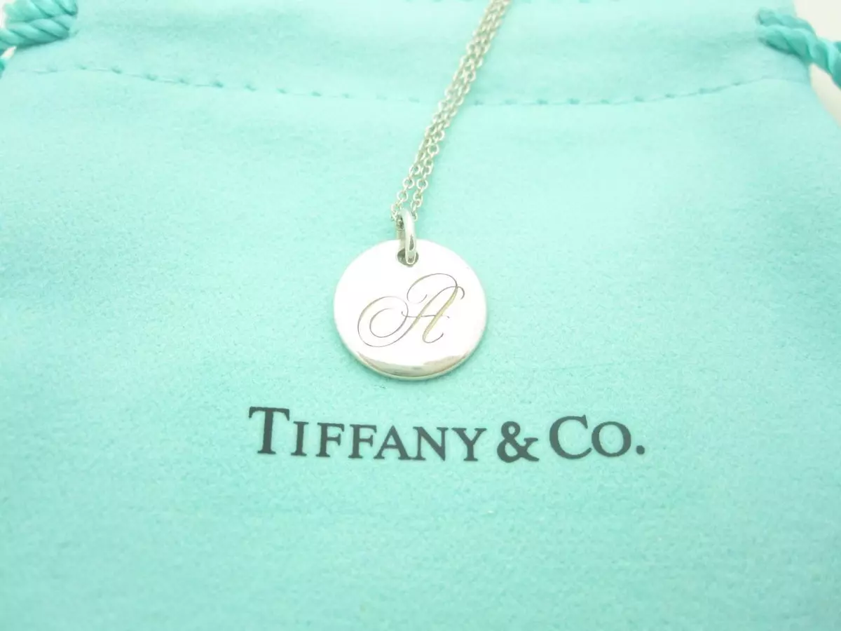 Tiffany disc necklace sale