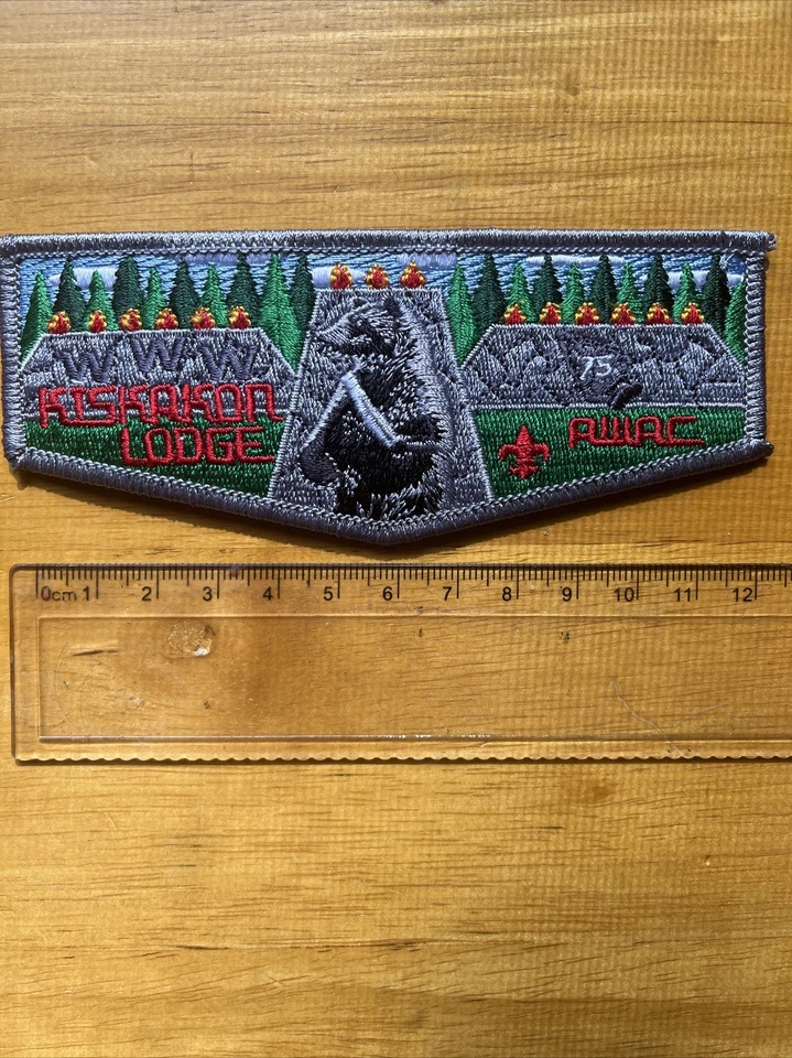 2009 OA Kiskakon 75 Lodge Flap Patch AWAC Anthony Wayne Area Council BSA - Image 4 of 4
