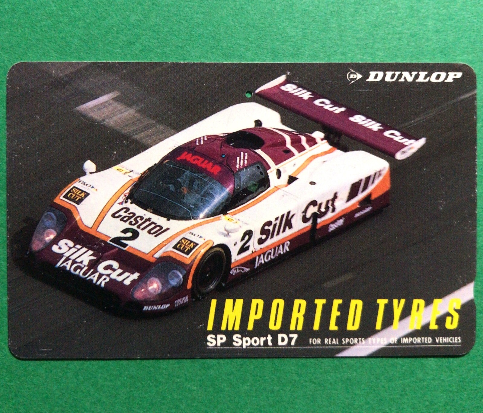 JAGUAR XJR9  No.2 Winner Le Mans 24 1988 Group C car Phone Card Japan teleca