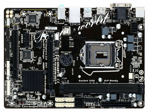 GIGABYTE GA-B85M-HD3-A Intel B85 DDR3 DIMM LGA1150 16G Motherbroad ATX - Imagen 2 de 4