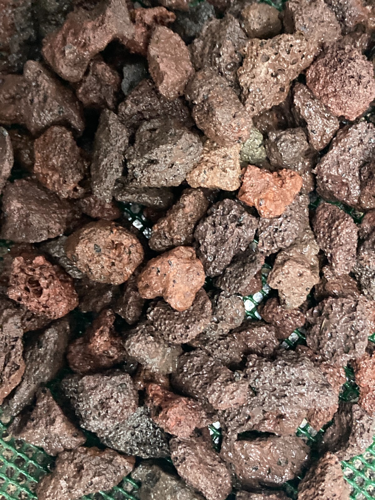 Pierre volcanique de lave pouzzolane 1/3 cm pour décors aquascaping de nano aquarium