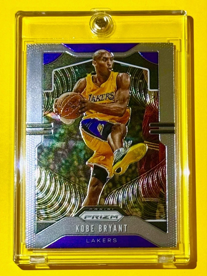 Tarjeta de inversión de baloncesto Kobe Bryant PANINI PRIZM LOS ANGELES LAKERS - ¡COMO NUEVA! Foto 3 de 4