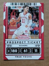Trae Young 2020 Panini Contenders Prospect Ticket Basketball Card #23