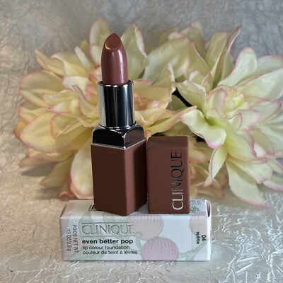 Clinique Even Better Pop Lipstick Lip Colour - 04 SUBTLE Full Size NIB Free Ship