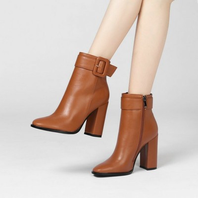 10cm heel boots