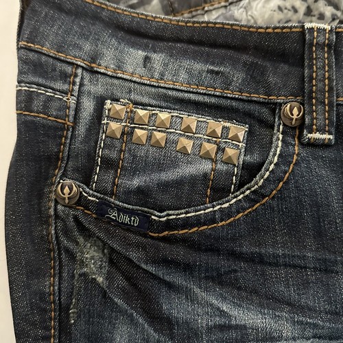 Adiktd Stressed Jeans - Size 6 - Lowrise Boot Cut Denim - NWT - Picture 8 of 17