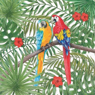 Servietten 33x33 cm Parrots
