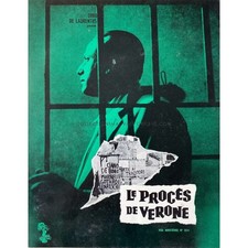 IL PROCESSO DI VERONA Herald/Trade Ad 4p - 9x12 in. - 1963 - Carlo Lizzani, Silv